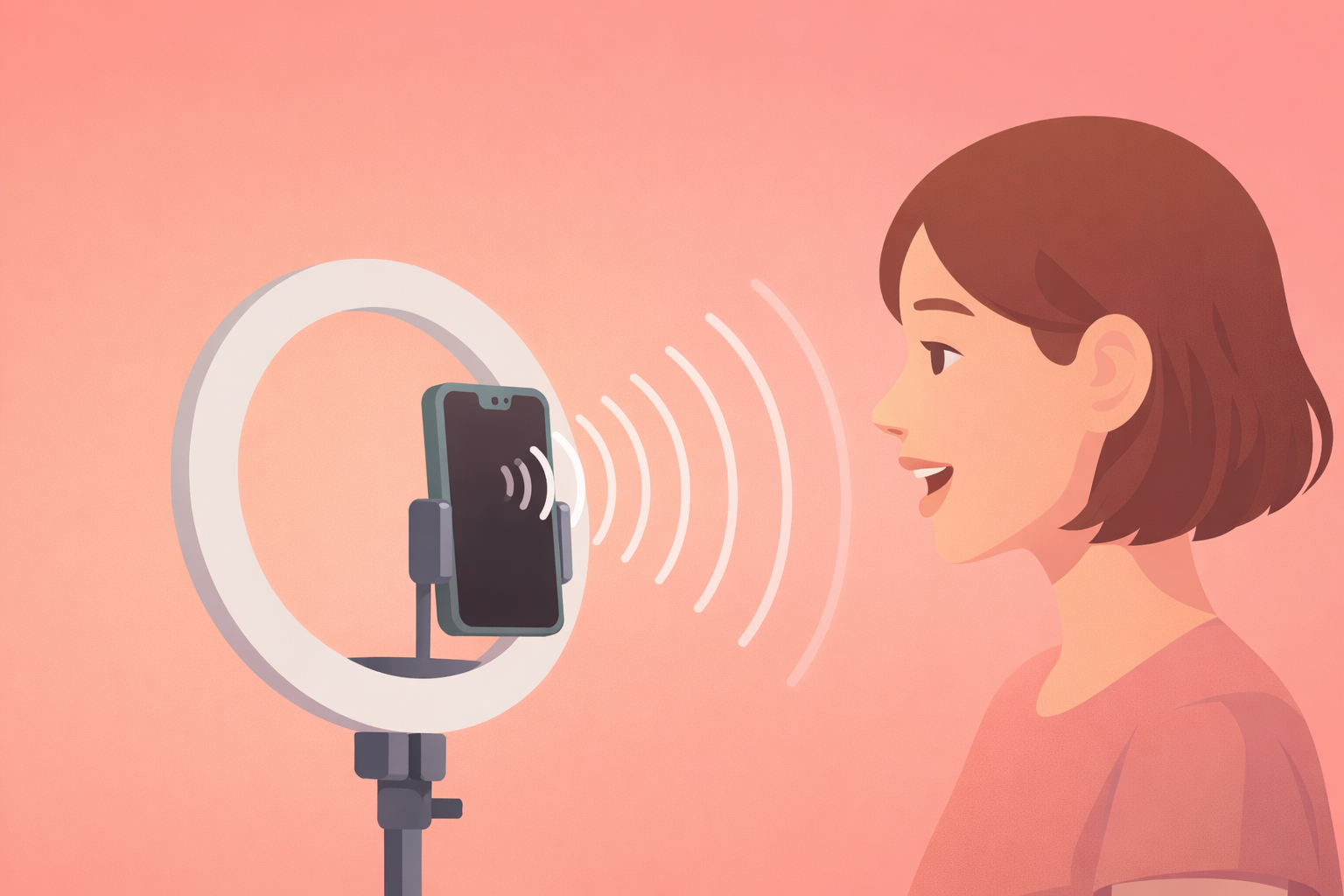 Real voiceover + lip-sync